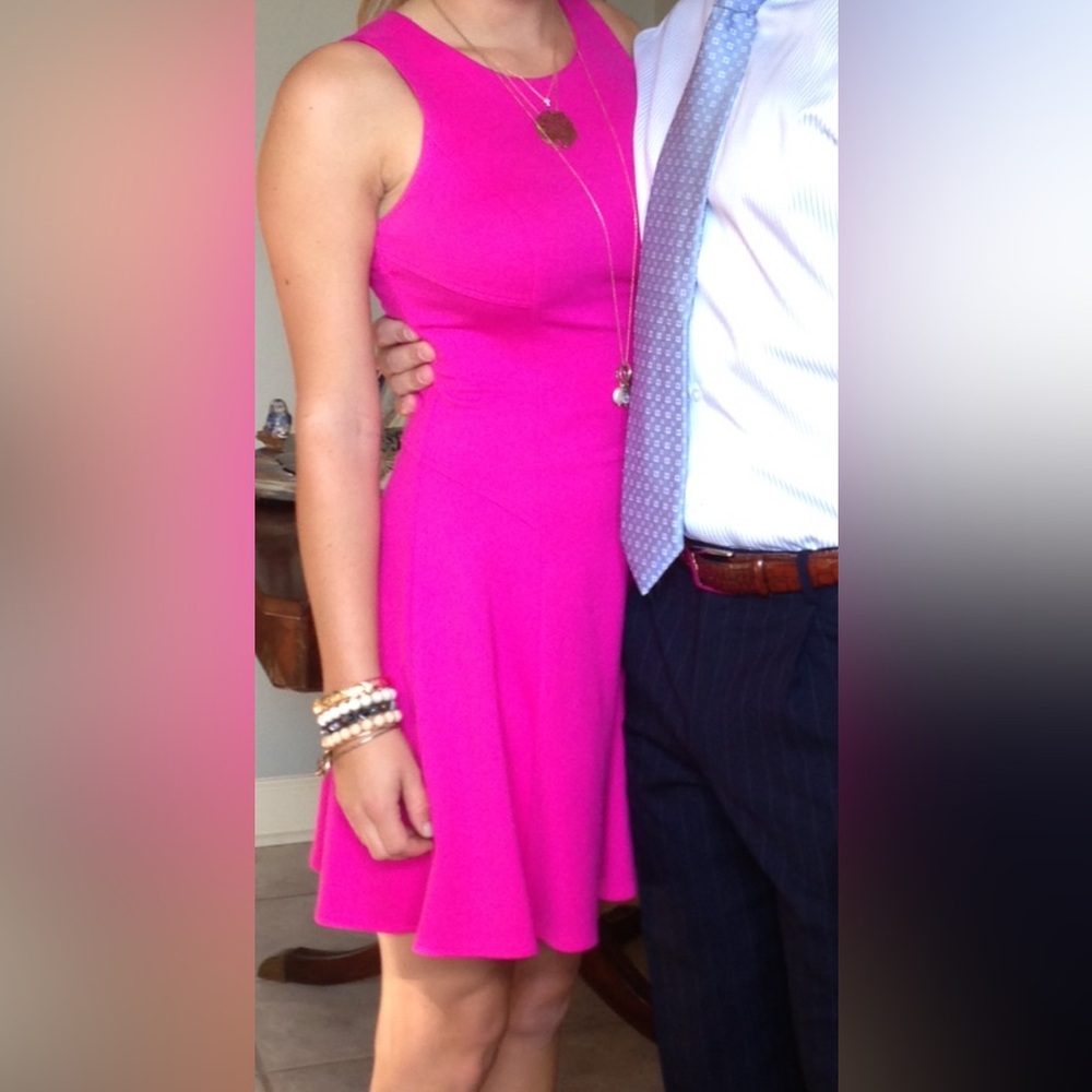 Amanda Uprichard pink mini dress